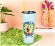 Spongebob Squarepants Stainless Steel Tumbler With Lid | Holds 22 Ounces