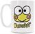 Sanrio Keroppi Face Wax-Resist Ceramic Pottery Mug | Holds 17 Ounces