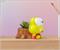Sanrio Keroppi Stump 4-Inch Ceramic Mini Planter With Artificial Succulent