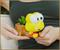Sanrio Keroppi Stump 4-Inch Ceramic Mini Planter With Artificial Succulent