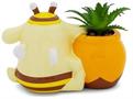 Sanrio Pompompurin Honey Pot Ceramic Mini Planter With Artificial Succulent