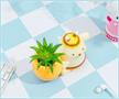 Sanrio Pompompurin Honey Pot Ceramic Mini Planter With Artificial Succulent