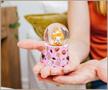 Sanrio My Melody Halloween Mini Light-Up Snow Globe | 3 Inches Tall