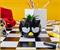 Sanrio Badtz-Maru 3-Inch Ceramic Mini Planter With Artificial Succulent