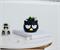 Sanrio Badtz-Maru 3-Inch Ceramic Mini Planter With Artificial Succulent