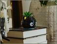 Sanrio Chococat 3-Inch Ceramic Mini Planter With Artificial Succulent