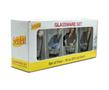Seinfeld 16-Ounce Pint Glasses | Set of 4 | Jerry, George, Elaine, Kramer