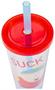 South Park Cartman "Suck My Balls" 24-Ounce Carnival Cup With Lid and Straw