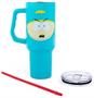 South Park Cartman Face Stainless Steel Tumbler With Handle | Holds 40 Ounces