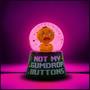 Shrek Gingy "Not My Gumdrop Buttons" Mini Light-Up Snow Globe | 3 Inches Tall