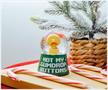 Shrek Gingy "Not My Gumdrop Buttons" Mini Light-Up Snow Globe | 3 Inches Tall