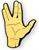 Star Trek Spock Live Long And Prosper Salute Enamel Pin