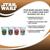 Star Wars Holiday Boba Fett 2.5-Ounce Mini Shot Glasses | Set of 4