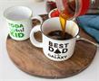 Star Wars "Best Dad" Darth Vader & "Yoda Best Kid" Ceramic Camper Mug | Set of 2