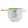 Star Wars Yoda "May The Force Be With You" Ceramic Ramen Bowl and Chopstick Set