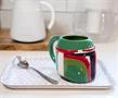 Star Wars 3D Sculpted Boba Fett Helmet Ceramic Mug | Holds 20 Ounces