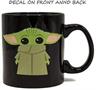 Star Wars The Mandalorian The Child Stand Black 20oz Jumbo Ceramic Mugs