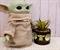Star Wars: The Mandalorian The Child Ceramic Planter with Artificial Succulent