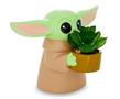Star Wars: The Mandalorian Grogu Ceramic 4 Inch Mini Planter with Artificial Succulent