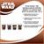 Star Wars: The Mandalorian Grogu Memes 1.5-Ounce Mini Shot Glasses | Set of 4