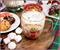 Star Wars: The Mandalorian Grogu Holiday Glitter Handle Glass Mug | 14 Ounces