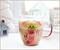 Star Wars: The Mandalorian Grogu Holiday Glitter Handle Glass Mug | 14 Ounces