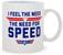 Top Gun "The Need For Speed" Ceramic Mug | Holds 20 Ounces