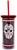 Friday The 13th Jason Mask Carnival Cup With Lid and Straw | Holds 20 Ounces