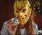 Freddy vs. Jason Faces 4-Ounce Sculpted Ceramic Mini Mugs | Set of 2