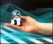 Beetlejuice Sandworm Mini Light-Up Snow Globe | 3 Inches Tall