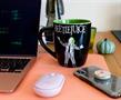 Beetlejuice "Ghost With The Most" Curved Ceramic Mug | Holds 25 Ounces