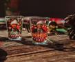 National Lampoons Christmas Vacation 4 Piece Mini Glass Set