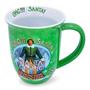 Elf "Santa! I Know Him!" Wide Rim Ceramic Mug | Holds 16 Ounces