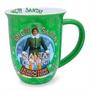 Elf "Santa! I Know Him!" Wide Rim Ceramic Mug | Holds 16 Ounces
