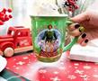 Elf "Santa! I Know Him!" Wide Rim Ceramic Mug | Holds 16 Ounces