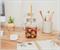 Winnie the Pooh Sweet as Can Bee 21 Ounce Glass Mason Jar With Lid and Straw