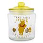 Disney Winnie the Pooh Glass Snack Jar Container With Lid | 6 Inches Tall