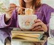 Disney Winnie the Pooh Storybook 20-Ounce Ceramic Ramen Bowl and Chopstick Set