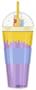 Disney Winnie the Pooh "Hunny" Pot with Bees 24oz Dome Top Travel Tumbler With Straw