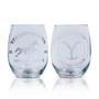 Yellowstone Dutton Ranch 20-Ounce Stemless Wine Glasses | Set of 2