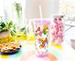 Care Bears Rainbow Stars Carnival Cup With Lid and Straw | Holds 20 Ounces