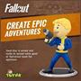 Fallout Excavator and Vault Boy (Gun) Mini Figure Set (Build-a-Figure Deathclaw)