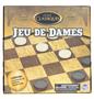 Classic Games Wood Checkers Set | Board & 25 Game Pieces