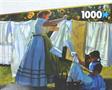 Set of 2 Keepsakes 1000 Piece Jigsaw Puzzles | Wash Day / Snapping Beans