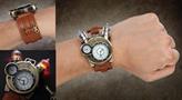 Steampunk Styled Tesla Analog Watch