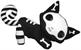 Emily the Strange 8 Inch Skele-Posse Plush | Nee Chee