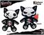Emily the Strange 8 Inch Skele-Posse Plush | Sabbath