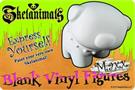 Skelanimals Maxx the Bulldog 4 Inch Blank Vinyl Figure