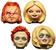Child's Play Seed of Chucky Magnet 4 Pack