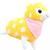 Alpaca 12-Inch Plush w/ Bandana - Pastel Orange